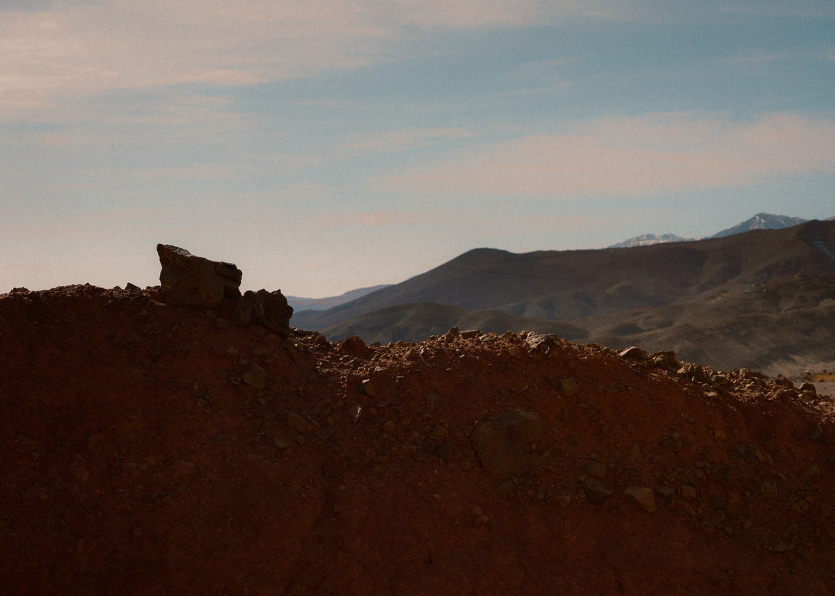 Clay, mountain landscape